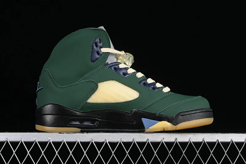 All categories Air Jordan Jordan series basketball shoes Air Jordan 5 Air Jordan 5 SE "Craft Light Orewood Brown" AJ5 Joe 5 Agate Green FZ5758-003